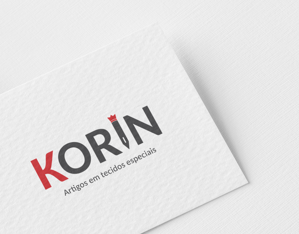 Logotipo Korin Confecções