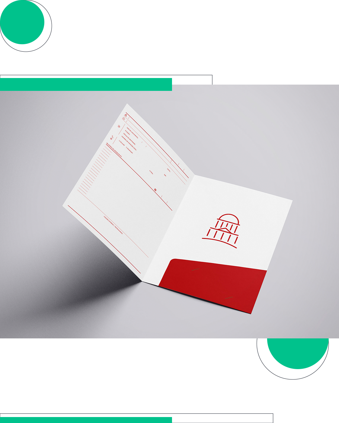 Design criado para mídia impressa, pasta com bolsa interna, utilizando a ID. Visual criada apra o Advogado Fernando Nunes, criada pela oriato